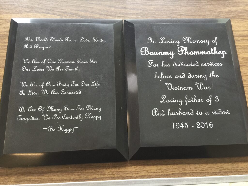 Engraved Marble Memorial Plaques